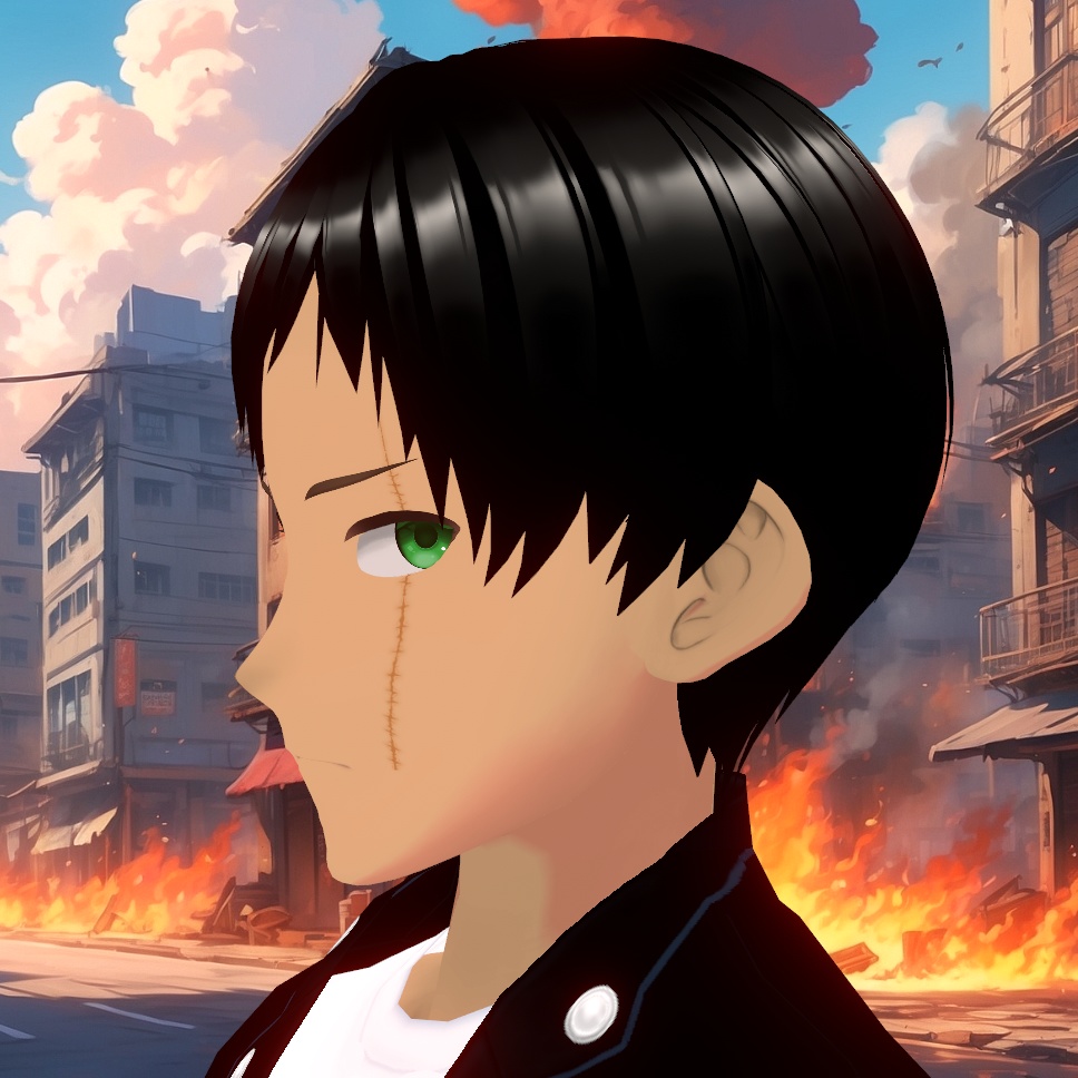 Face Scars For Vroid - Face Paint