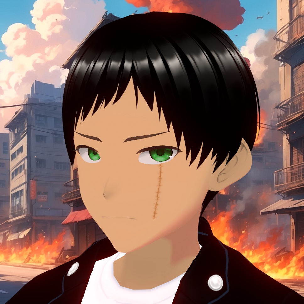 Face Scars For Vroid - Face Paint