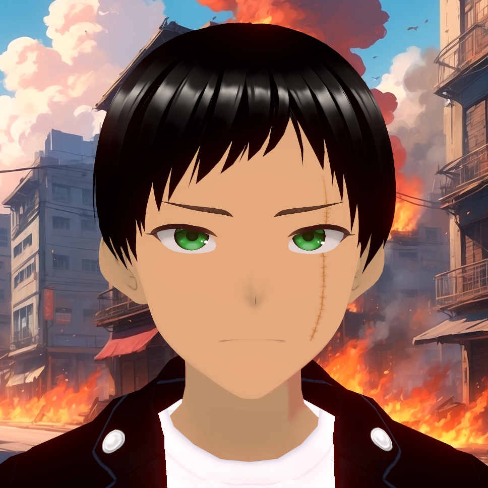 Face Scars For Vroid - Face Paint