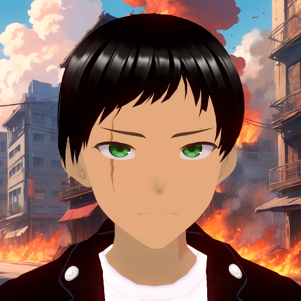 Face Scars For Vroid - Face Paint