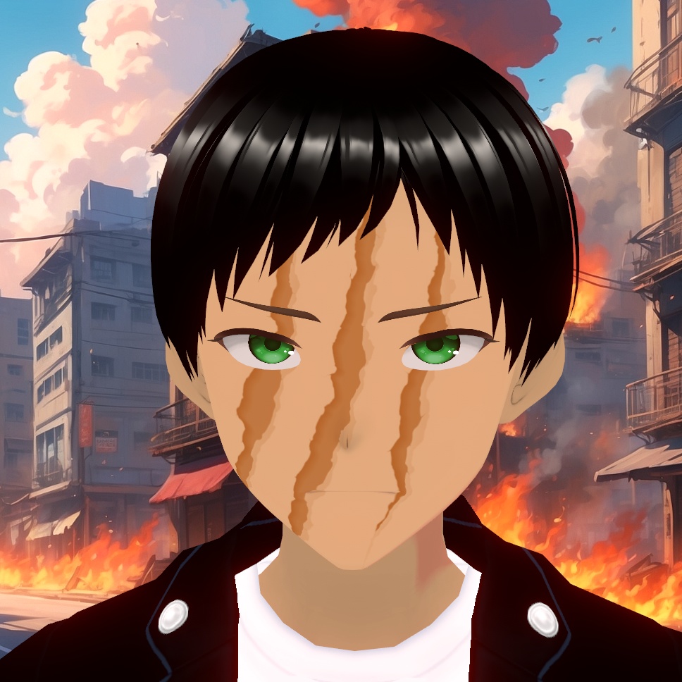 Face Scars For Vroid - Face Paint