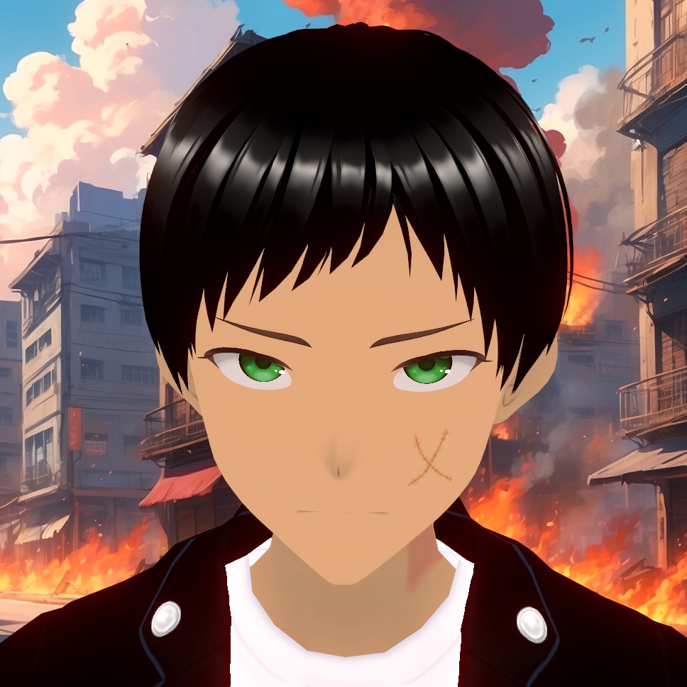 Face Scars For Vroid - Face Paint