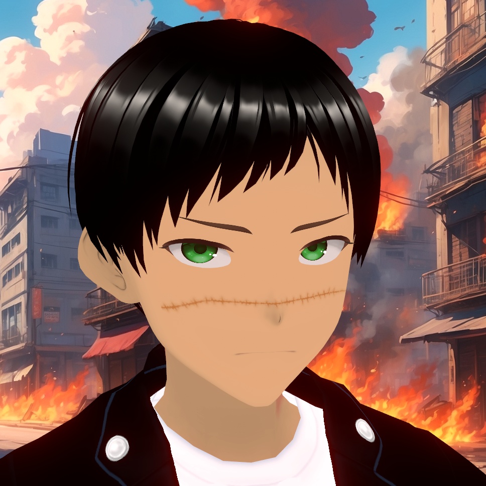 Face Scars For Vroid - Face Paint