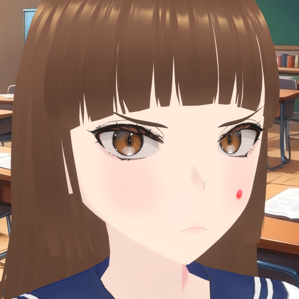 Acne pimples for Vroid - Face paint (layers and individual textures)