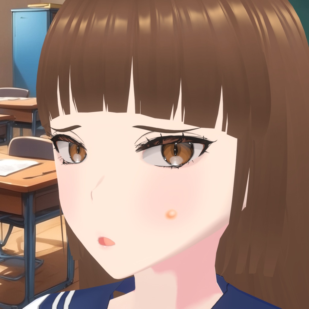 Acne pimples for Vroid - Face paint (layers and individual textures)