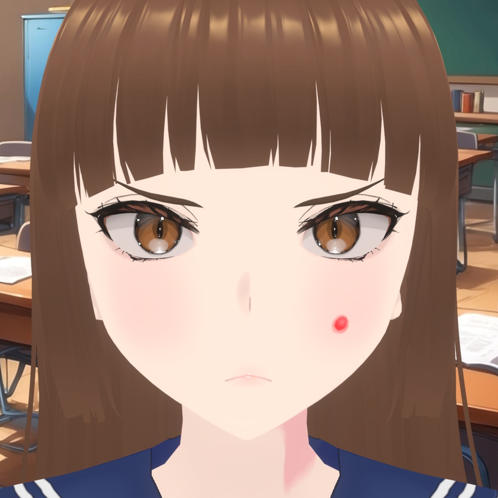 Acne pimples for Vroid - Face paint (layers and individual textures)