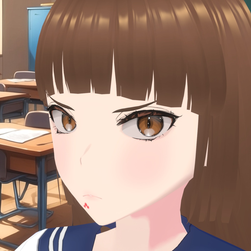 Acne pimples for Vroid - Face paint (layers and individual textures)