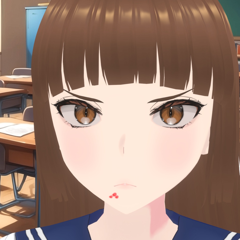 Acne pimples for Vroid - Face paint (layers and individual textures)