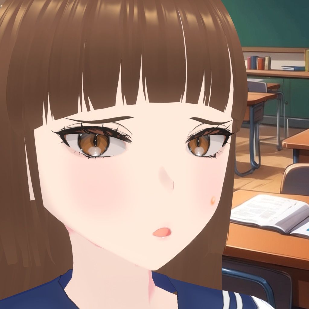 Acne pimples for Vroid - Face paint (layers and individual textures)