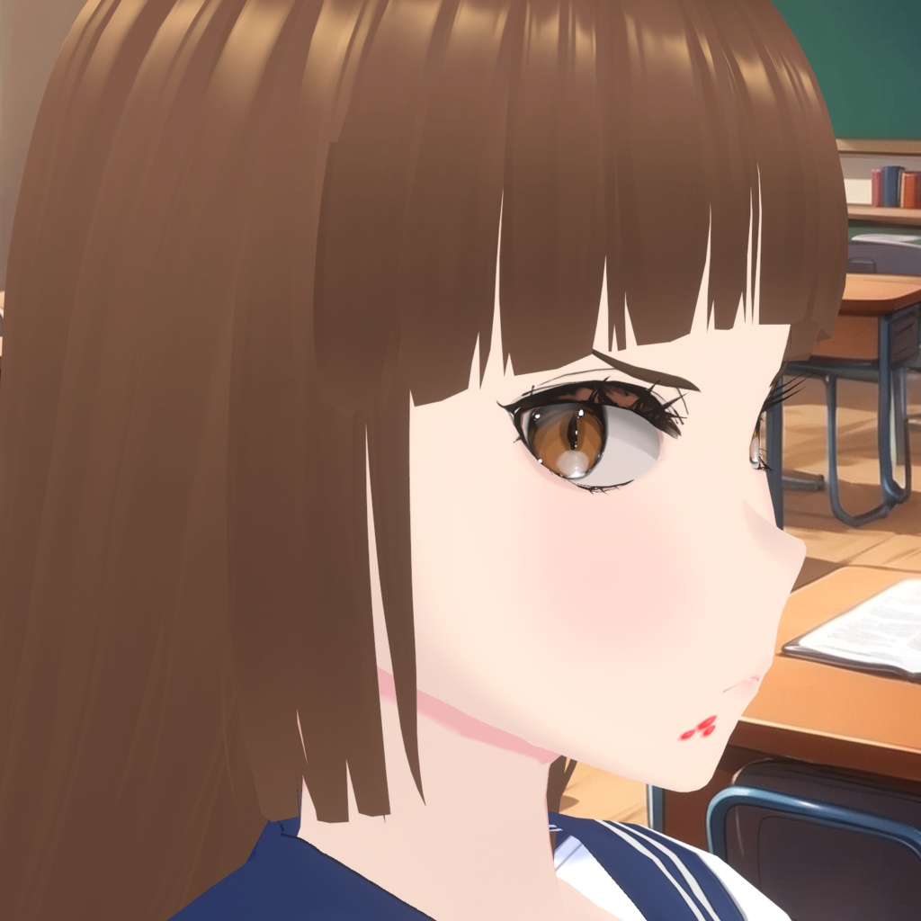 Acne pimples for Vroid - Face paint (layers and individual textures)