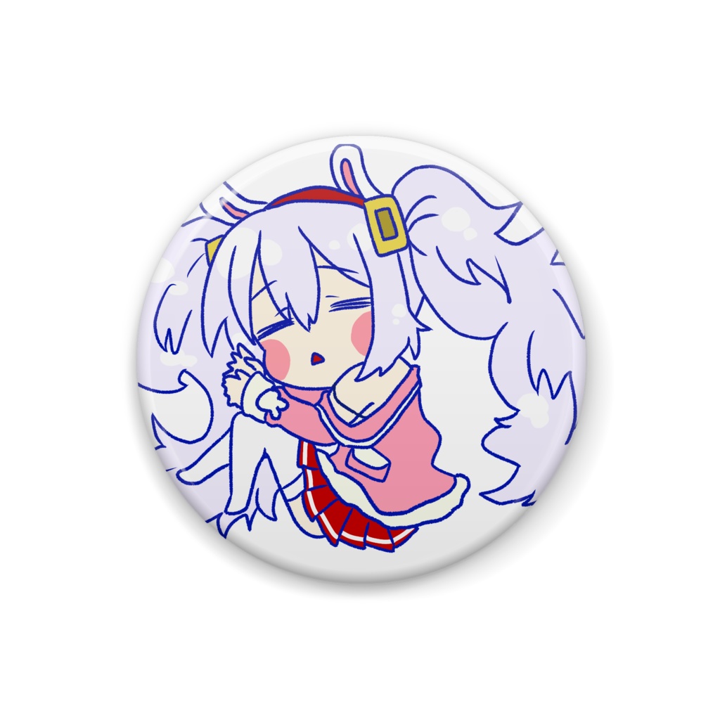 すやすやラフィーちゃん缶バッジ