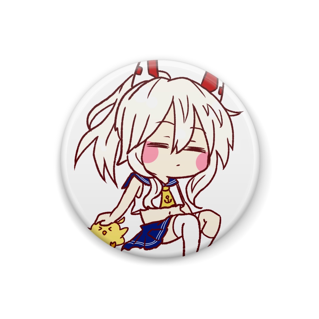 すやすや綾波缶バッジ