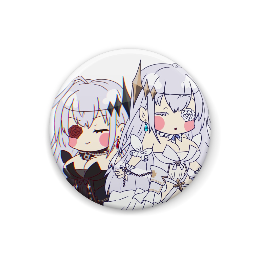 すやすやエムデン缶バッジ