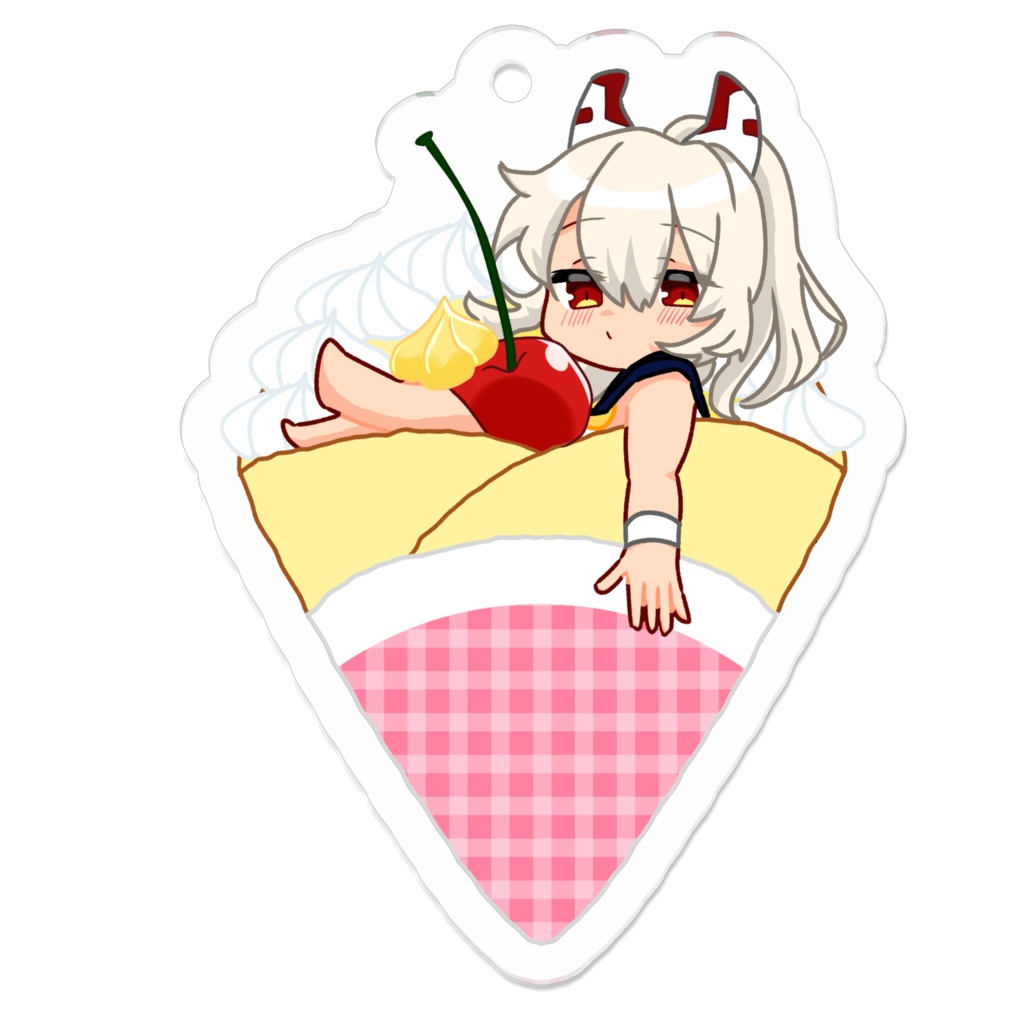 クレープ綾波アクキー