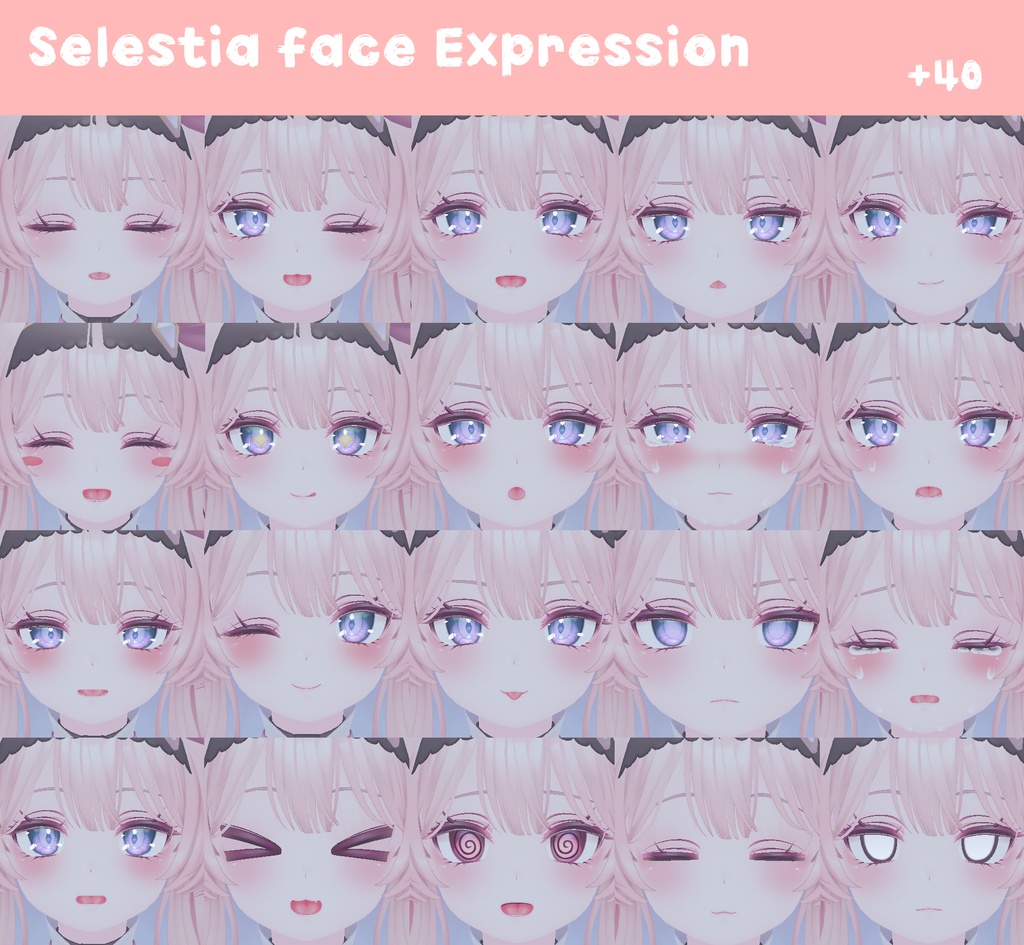 [セレスティア] Selestia Face Expression Package
