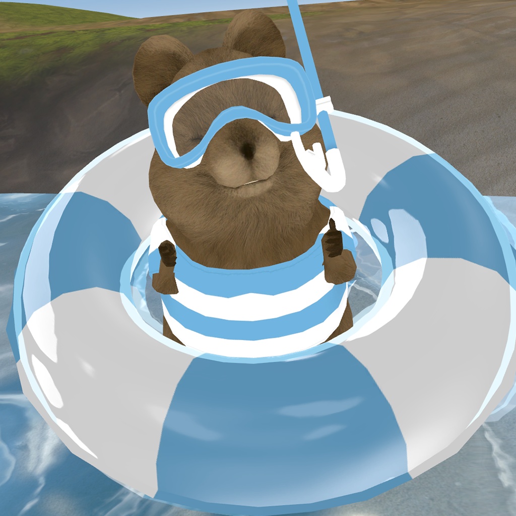 クアッカワラビー水着セット/Quokka Swimsuit