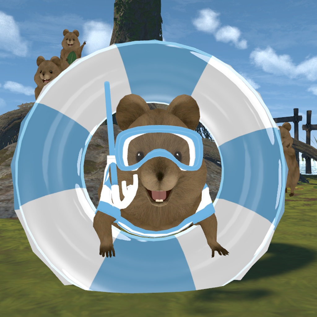 クアッカワラビー水着セット/Quokka Swimsuit