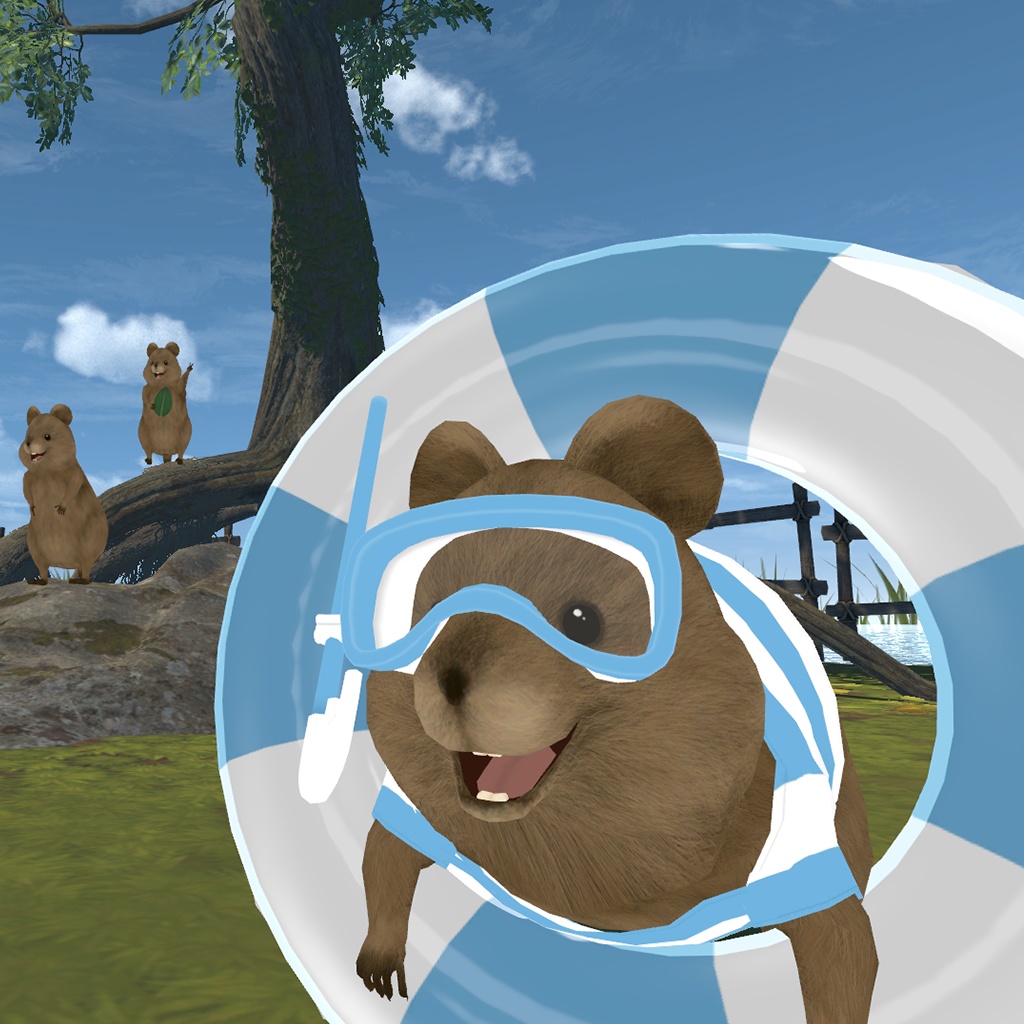 クアッカワラビー水着セット/Quokka Swimsuit