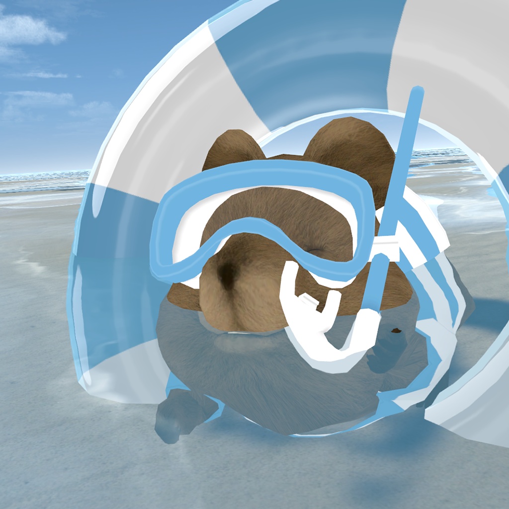 クアッカワラビー水着セット/Quokka Swimsuit