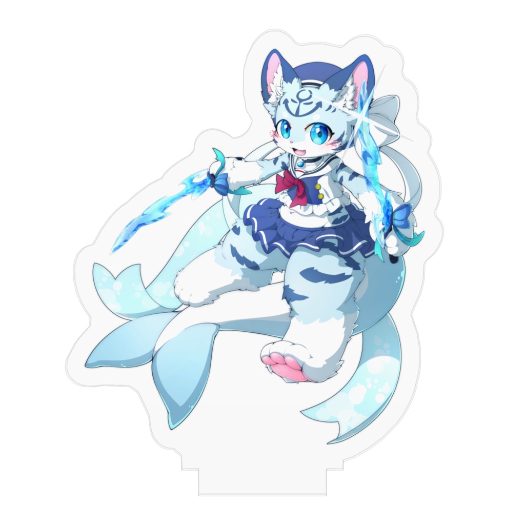 渚音ぶい 双剣スタイル アクリルフィギュア