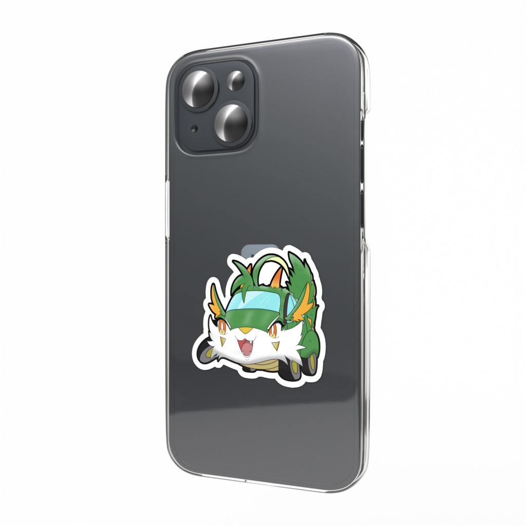 クルマツキノ スマホステッカー