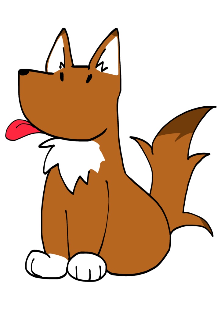 キツネみたいな犬