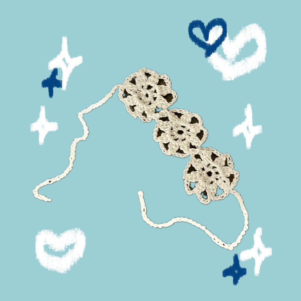 【ぬい用】お花のカチューシャ