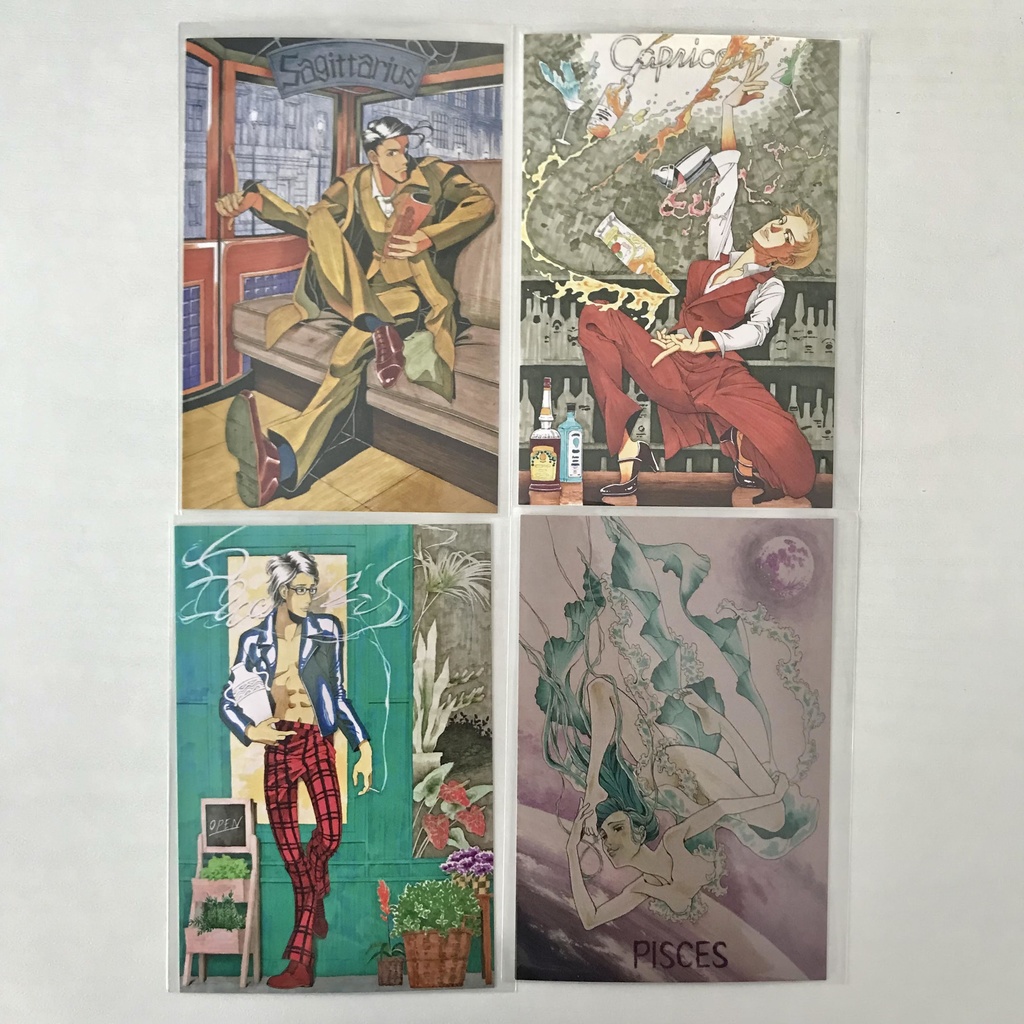 12星座イラストカード〈単品/セット〉