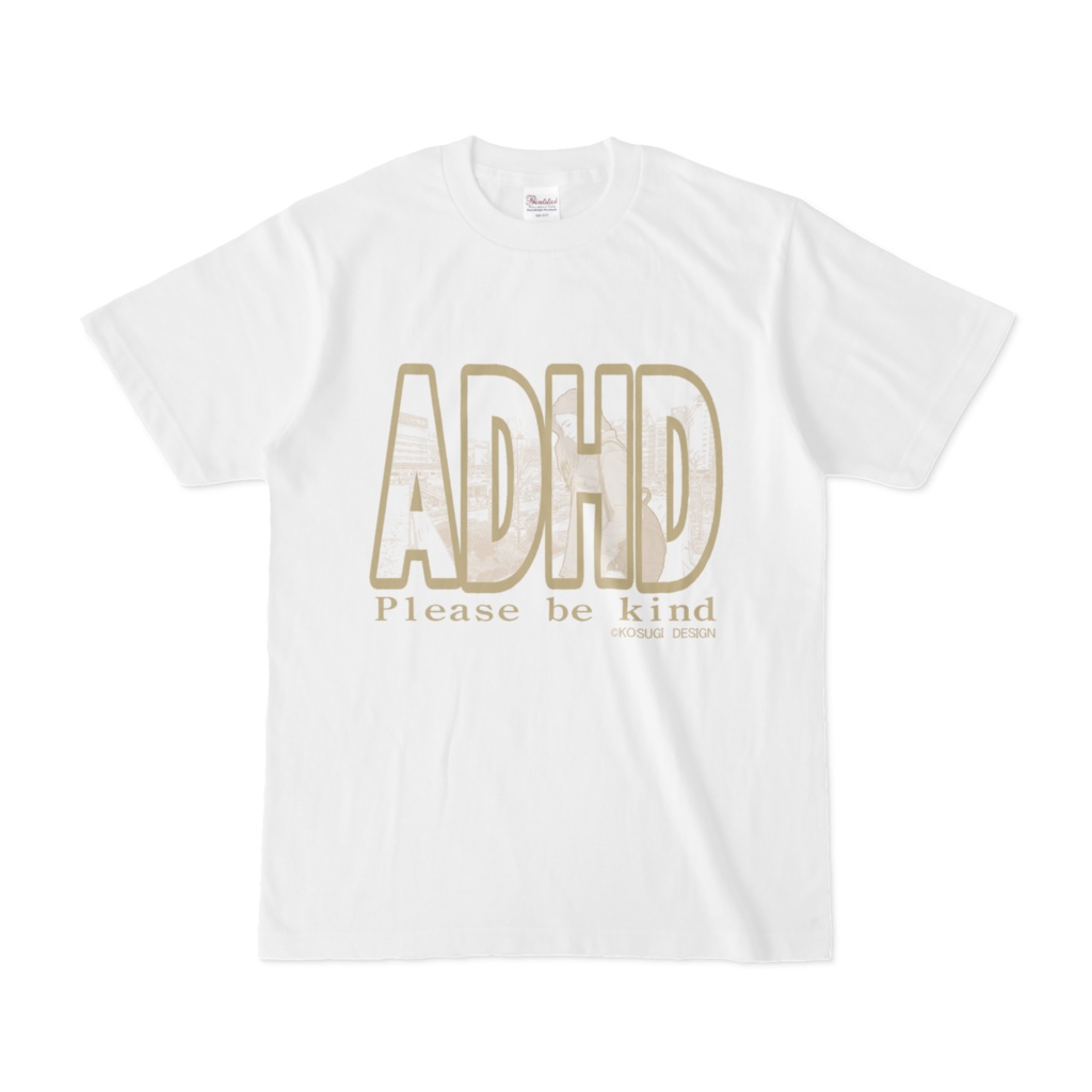 ADHD（黄昏少女）告知Ｔシャツ