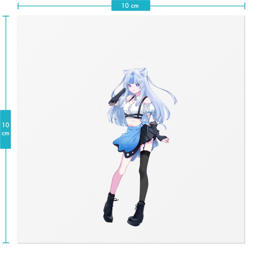 やみのめむ全身ステッカー