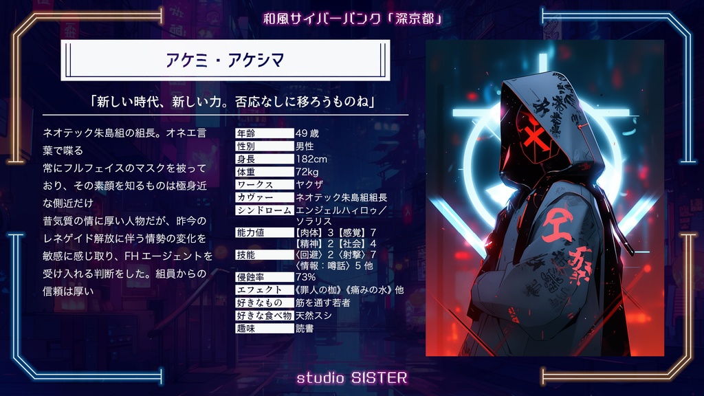 【DX3rd】和風サイバーパンク「深京都」【拡張ステージ】