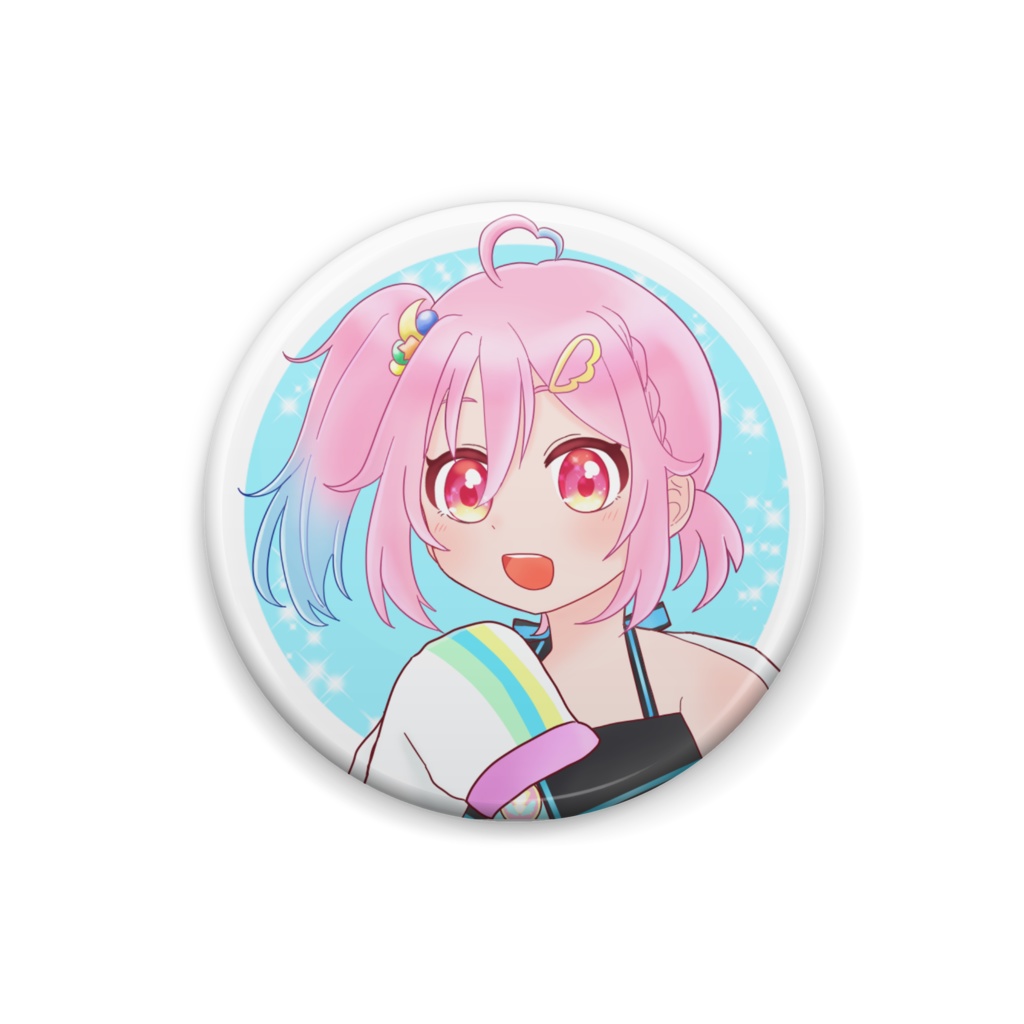 胡桃乃々 缶バッジ(水色)