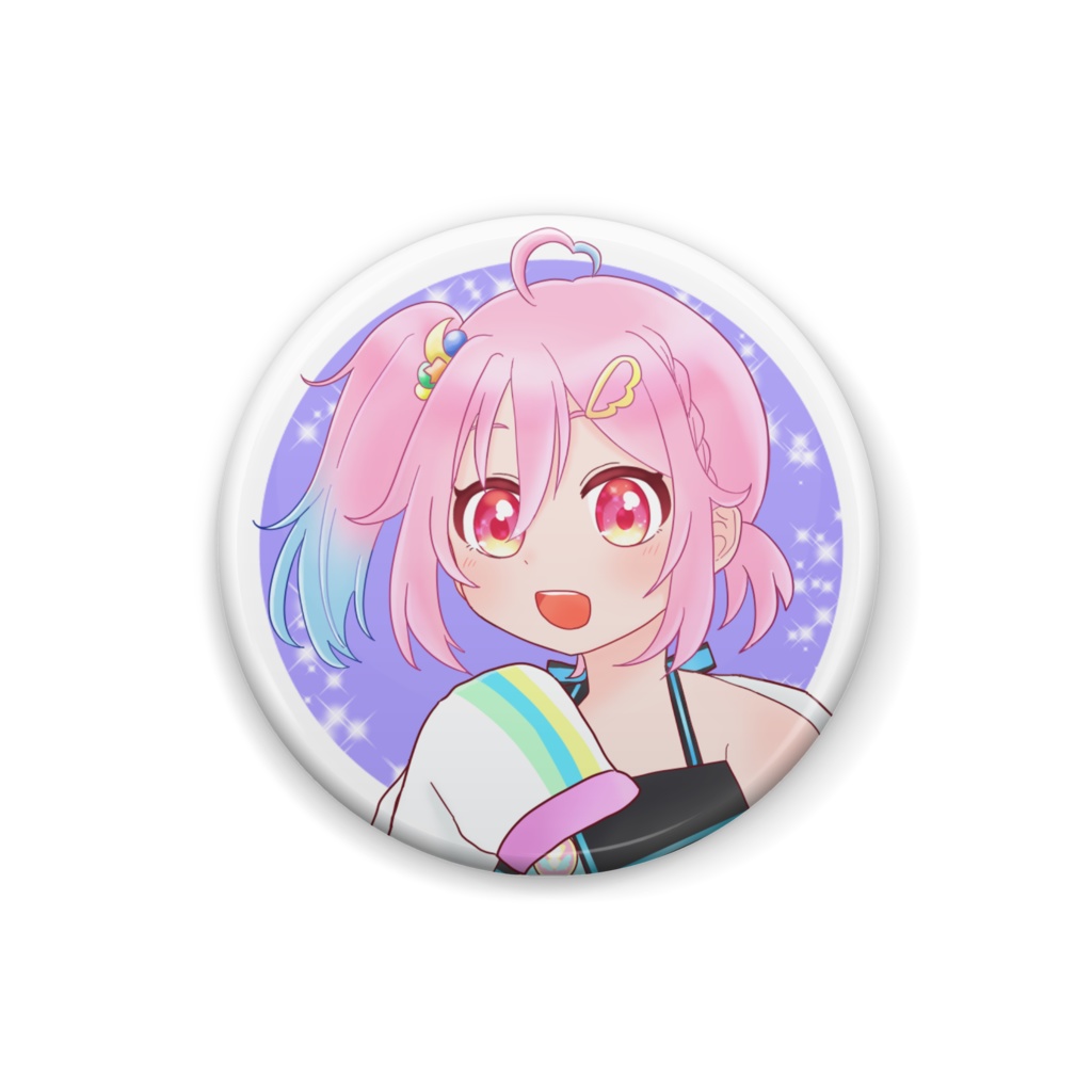 胡桃乃々 缶バッジ(紫)