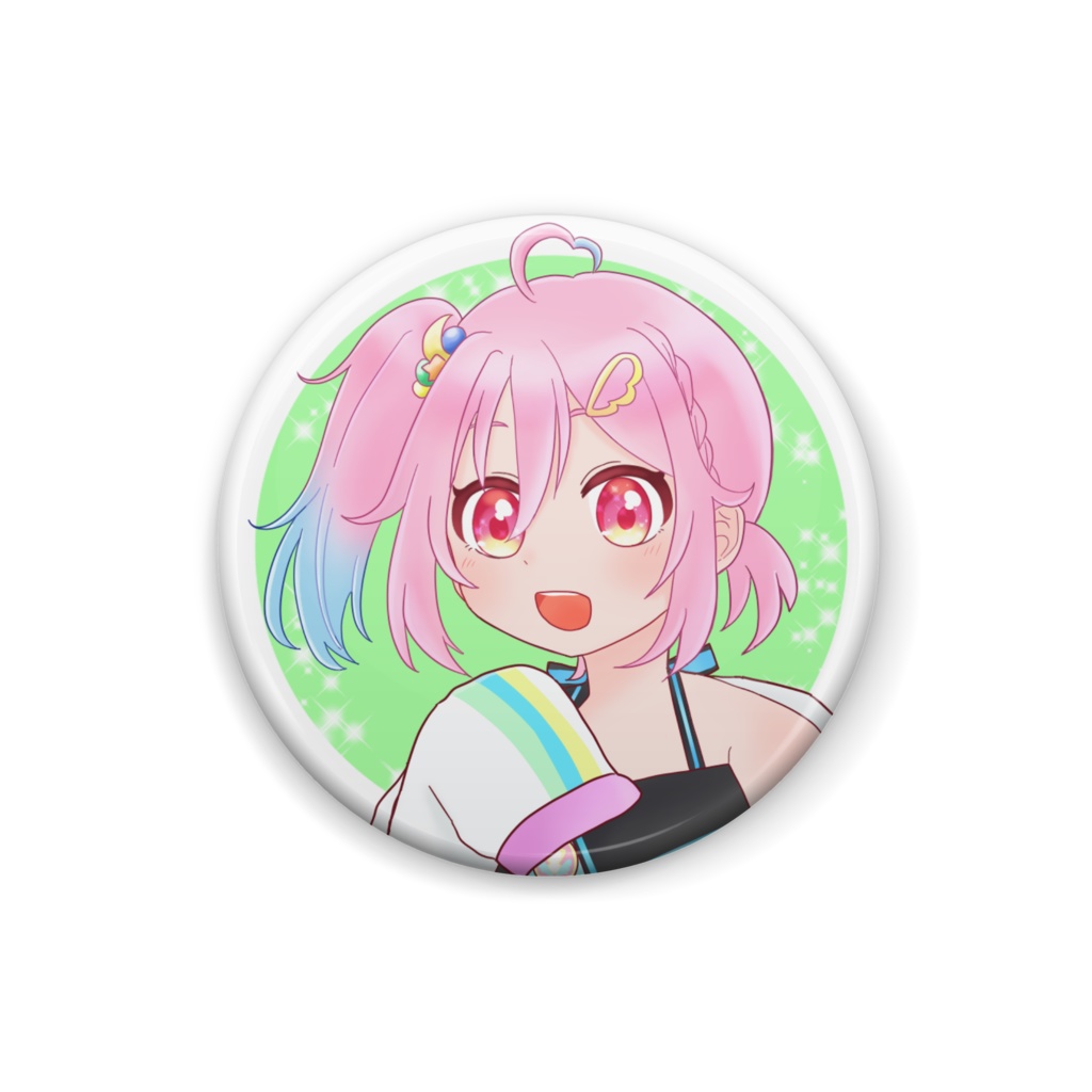 胡桃乃々 缶バッジ(緑)