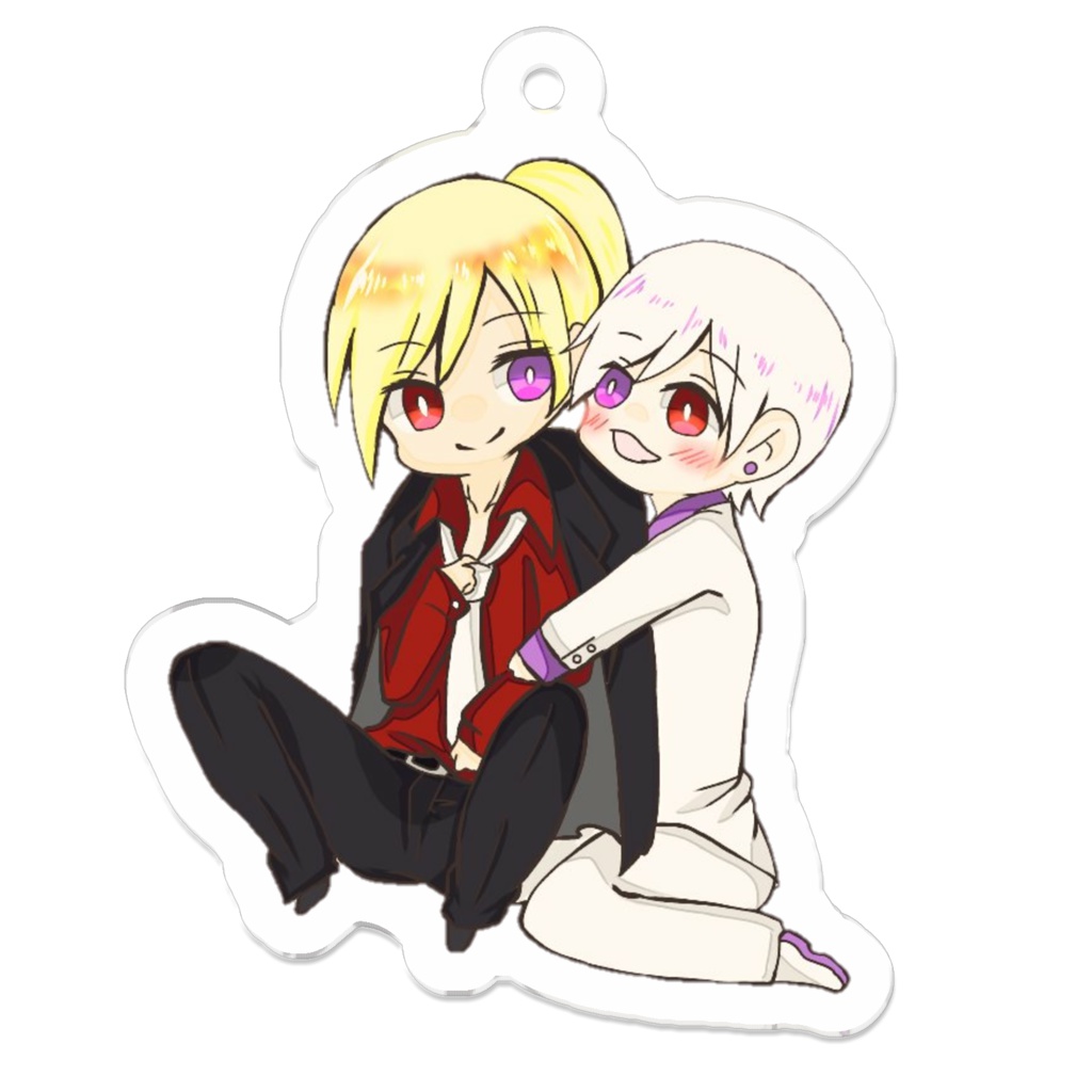 金髪おそ×アルビノドン アクキー