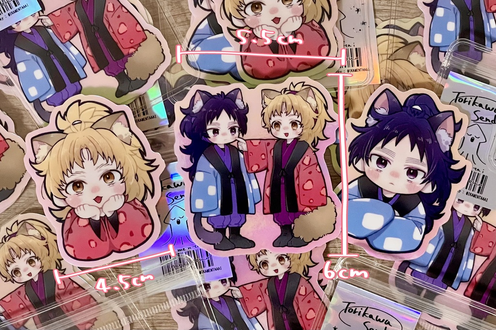 くくタカちみステッカー◎準備中◎