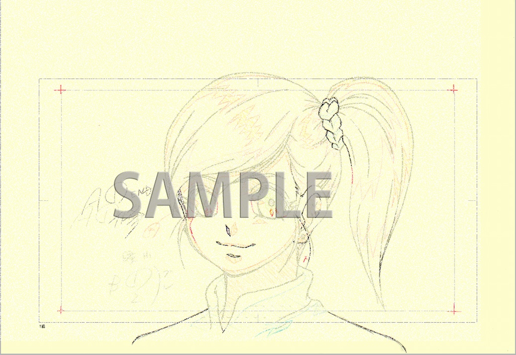 アニメーションスタイル課題 原画のクリンナップ