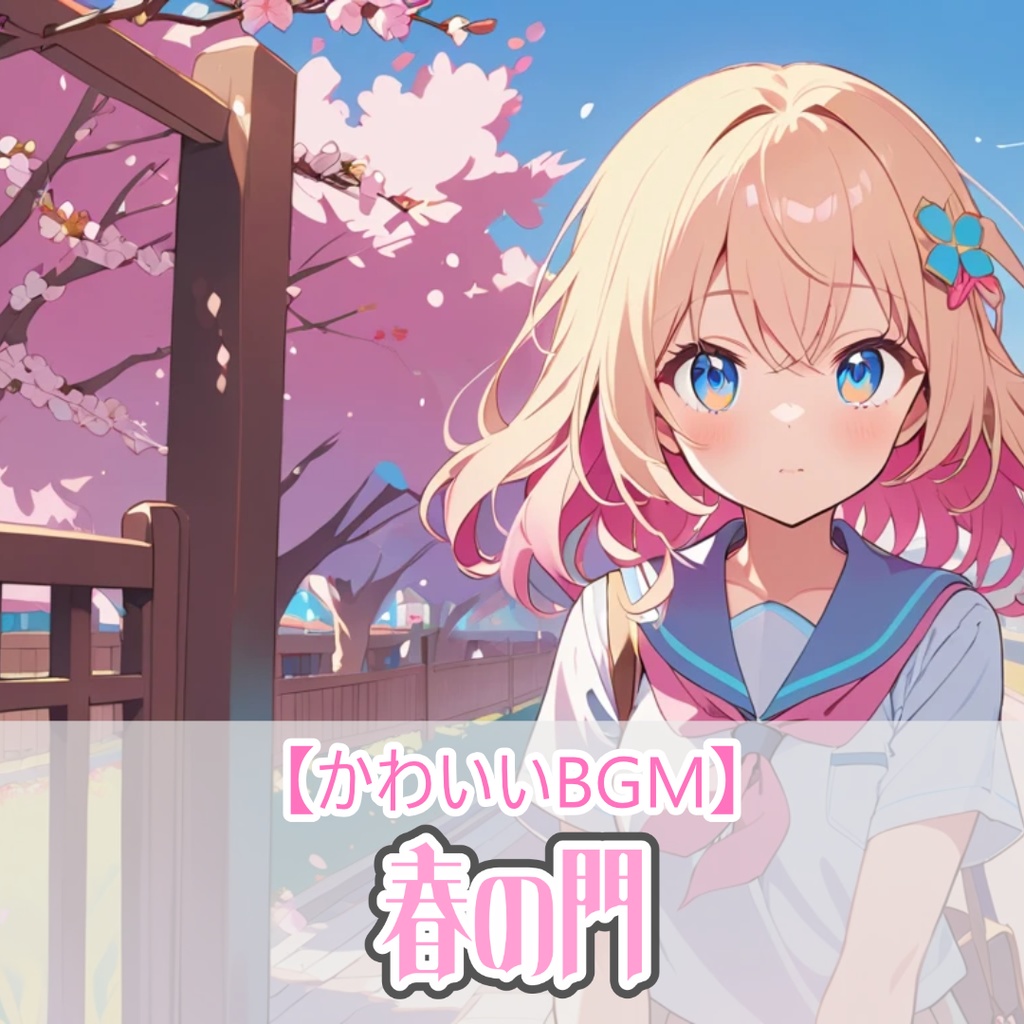 14【フリーBGM】春の門 / 1時間 【明るい/かわいい/kawaii future bass/作業/配信/60min】