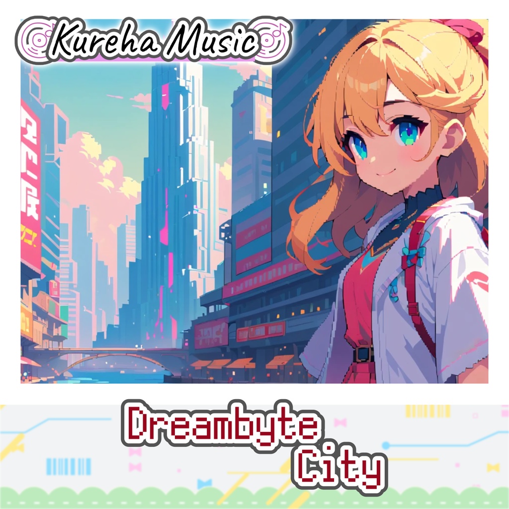 16【フリーBGM】Dreambyte City / 1時間 【8bit風/かわいい/kawaii future bass/作業/配信/60min】