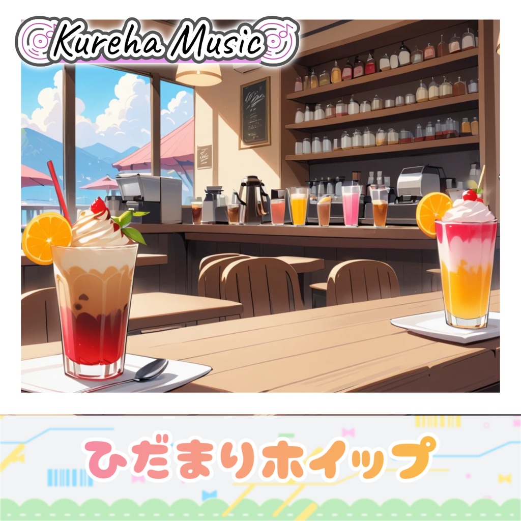 42【フリーBGM】ひだまりホイップ/ 1時間 【軽やか/ポップ/元気/kawaii future bass/作業/配信/60min】