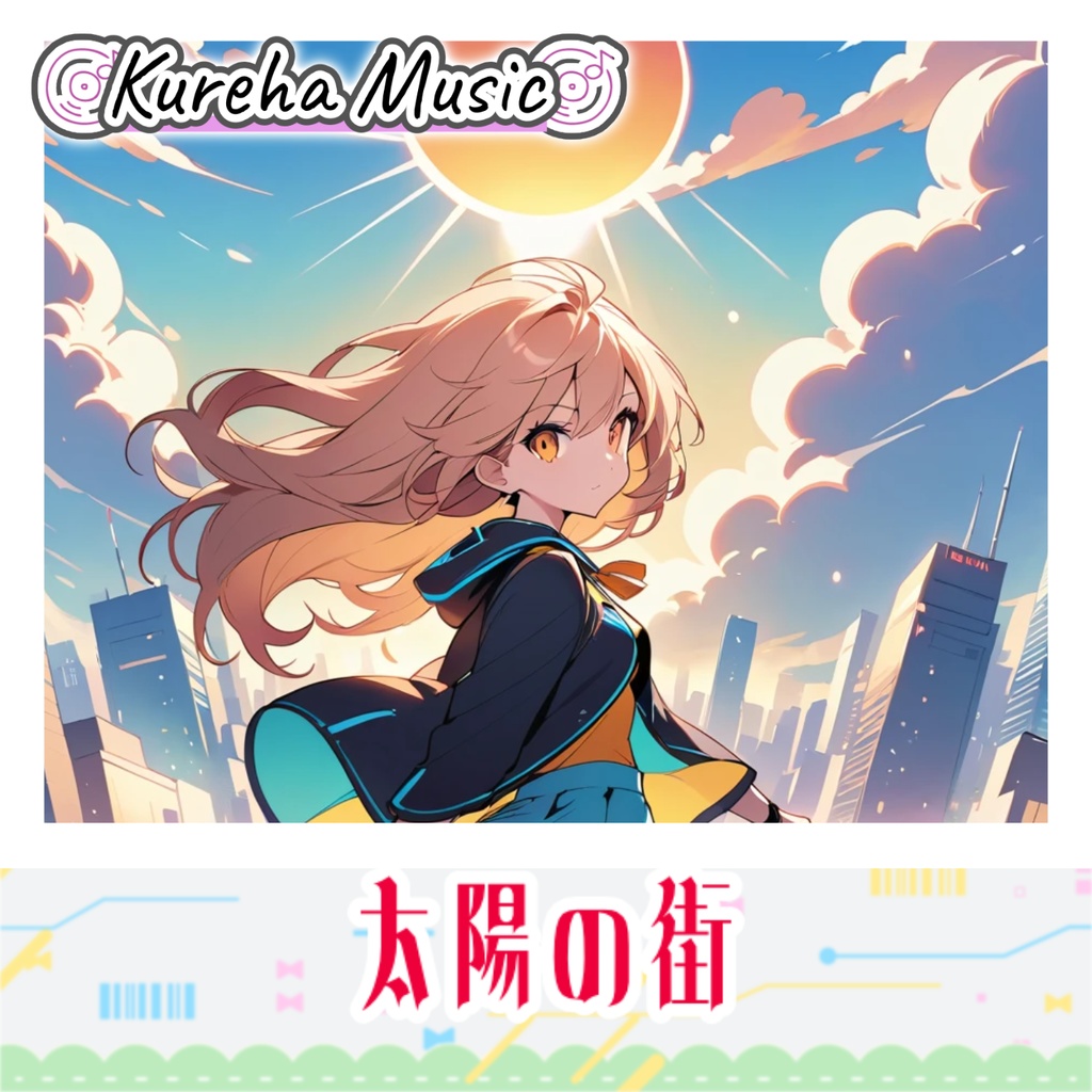 47【フリーBGM】太陽の街/ 1時間 【ポップ/爽やか/kawaii future bass/作業/配信/60min】