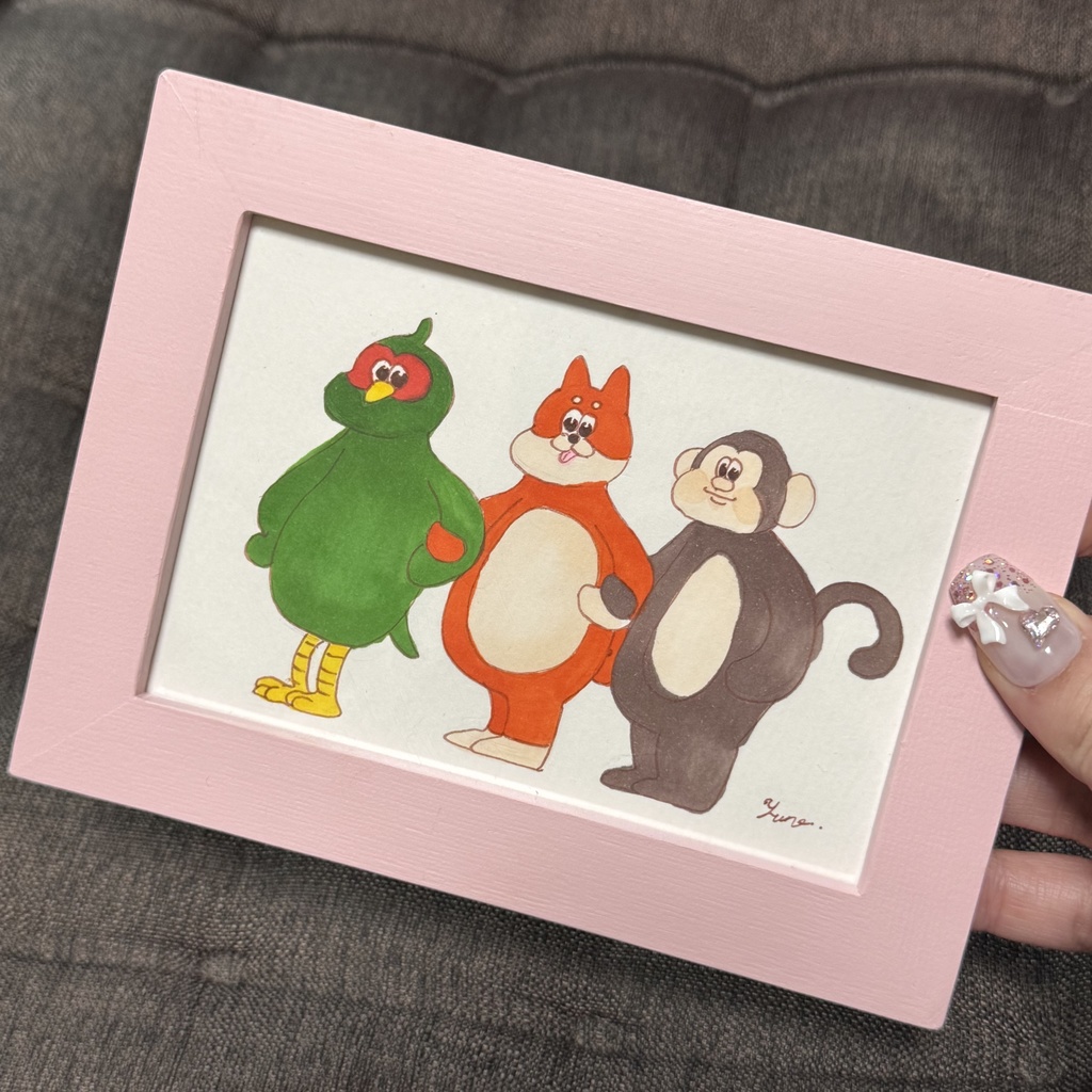 原画イラスト 額付き