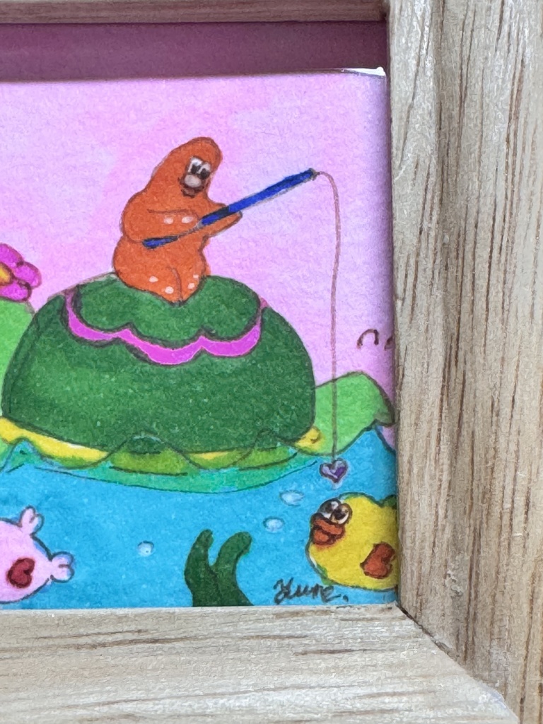 ミニ原画イラスト 額付き