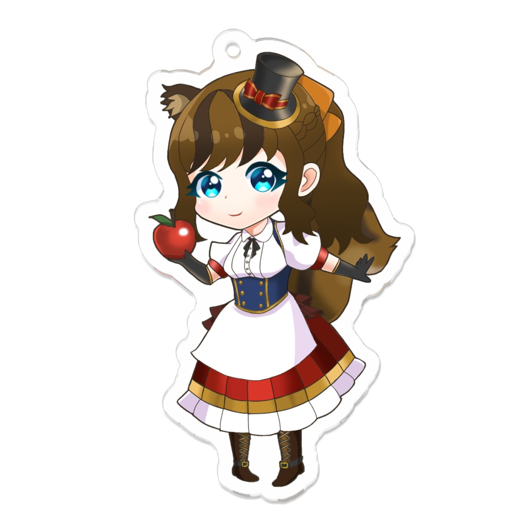 くるみのアクリルキーホルダー