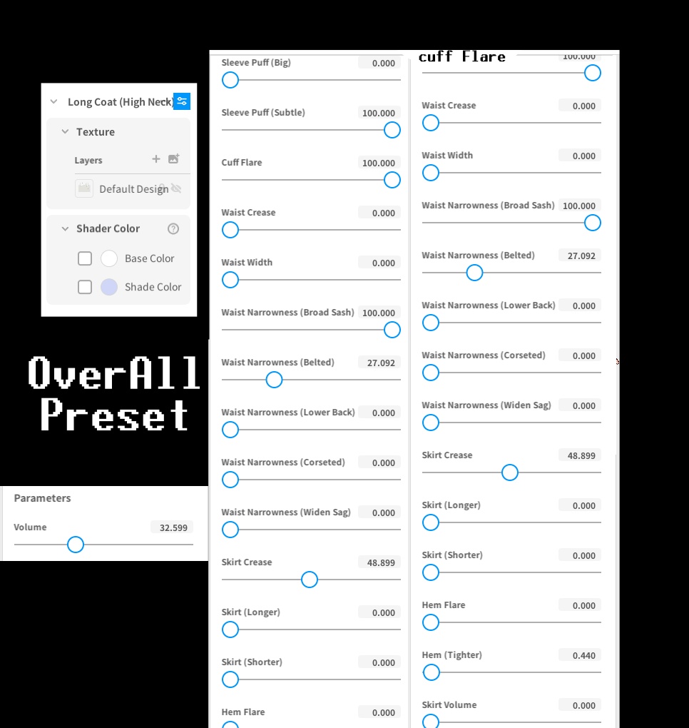 Zue Overall Clothes set