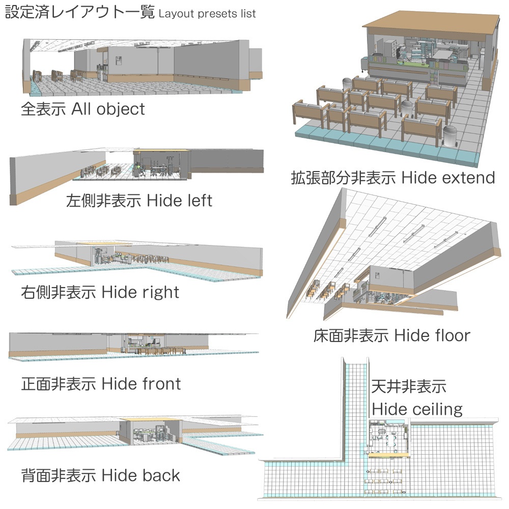 3D病院のナースステーション 3D-Nurse station in hospital (cs3o/fbx)
