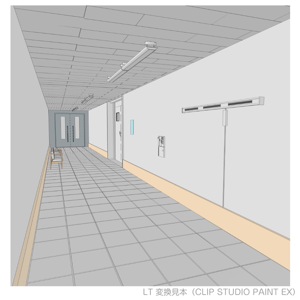 3D病院の集中治療室(ICU)cs3o/fbx