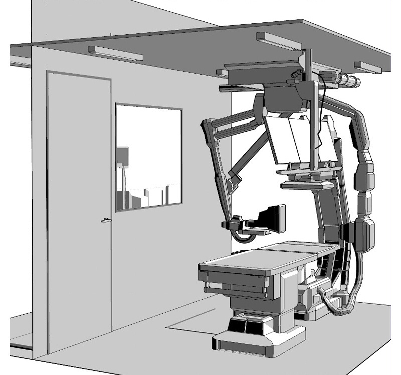 CLIP STUDIO向け 3D病院の放射線科の血管造影室(血管撮影室/アンギオ室) cs3o/csmo
