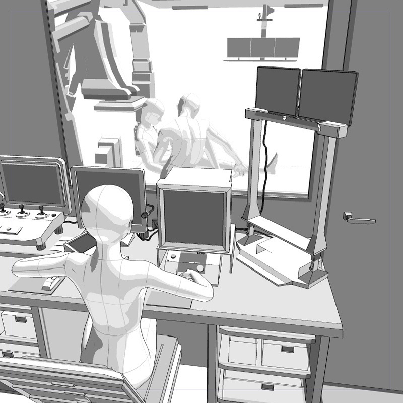 CLIP STUDIO向け 3D病院の放射線科の血管造影室(血管撮影室/アンギオ室) cs3o/csmo