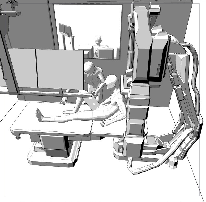 CLIP STUDIO向け 3D病院の放射線科の血管造影室(血管撮影室/アンギオ室) cs3o/csmo